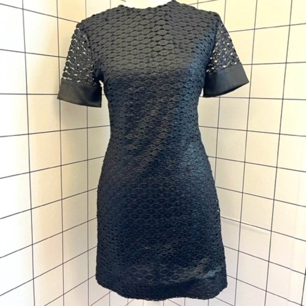 Vintage Diane Von Furstenberg Black Mini Party Dress